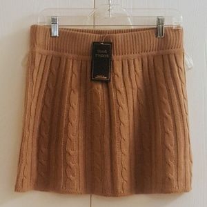 Cable Knit Sweater Skirt